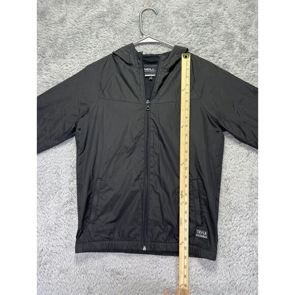 O'Neill Jacket Boys Medium Black Full Zip Jacket Hoodie TRVLR Series Lightweight - Picture 5 of 9